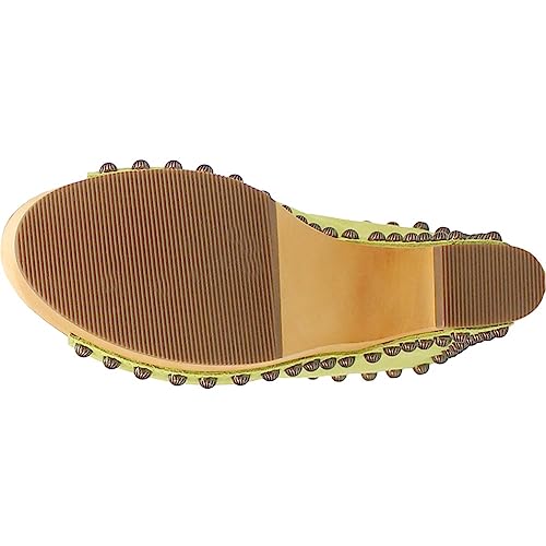 Dingo Peace N' Love Lime Suede 9.5 B (M) #TOP4