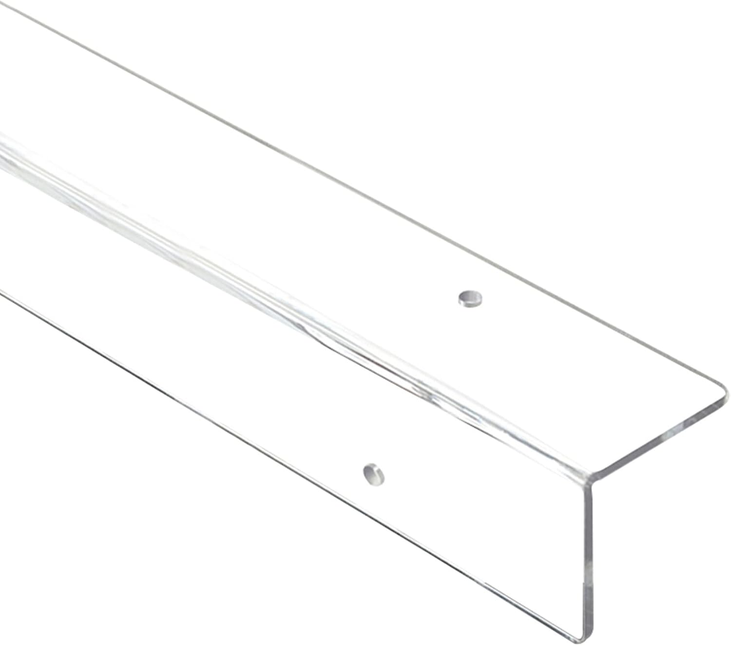 ERRULAN Clear Corner Protectors for Walls, Acrylic Corner Guards 3.5mm Thick Nosing Strip, L Shap Garage Edge Protector for Kids Safety (Color : WxL, Size : 5x100cm/1.97x39.37 in)