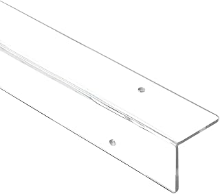 ERRULAN Clear Corner Protectors for Walls, Acrylic Corner Guards 3.5mm Thick Nosing Strip, L Shap Garage Edge Protector for Kids Safety (Color : WxL, Size : 5x120cm/1.97x47.24 in)