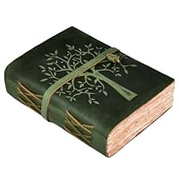 インドのアンティーク雑貨✨魔法のジャーナル✨天然レザー製／ノート／ヴィンテージ Amazon.co.jp: LEATHER VILLAGE 生命の樹 レザー装丁 ヴィンテージ