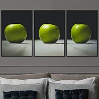 3 Piece Framed Canvas Wall Art Colorful Fruit Canvas Prints Home Artwork Decoration for Living Room,Bedroom - 16
