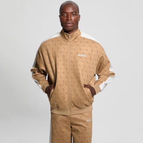 GUESS mens Eco 4g Mojo Full Zip Sweatshirt4