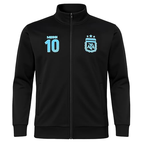 Image of Icon Sports Officially Licensed Argentine Football Association Lionel Messi Track Jacket - Unisex Kids