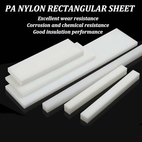 Barra de nylon blanco 6mm para construcción de modelos de trenes y DIY 3