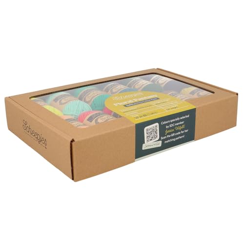 Image of Scheepjes Softfun Color Pack Yarn, 12 x 20 g - Floral Fantasy