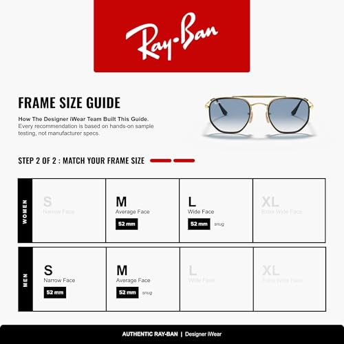 Image of Ray-Ban RB3648M The Marshal II Geometric Aviator Sunglasses for Men for Women