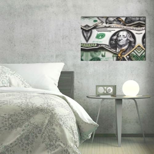 Toile murale moderne billets de banque tableau décoration murale - 6