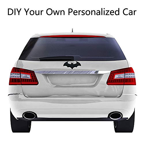 Emblema Adesivo em metal 3D Batman Morcego preto acessórios para carro moto veiculos adesivo decoraç