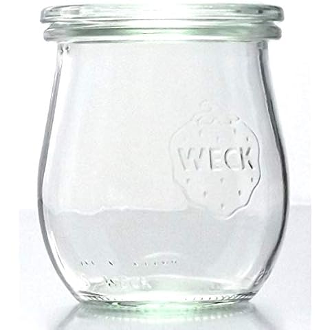 Weck RR60 - Tarros de cristal (12 unidades, 220 ml) Cover
