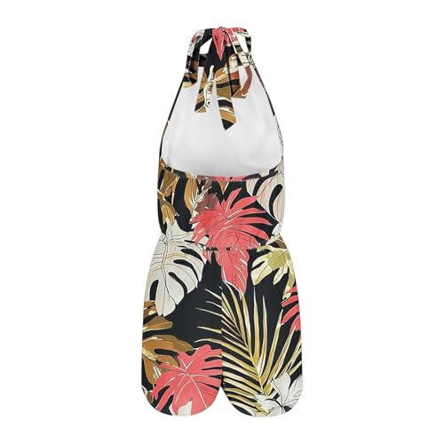Mono de verano con cintura elástica que estiliza y tiene bolsillos 7