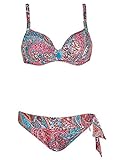 Besondere Materialien: Lycra OPERA Bikini Crazy Red Cup B, Farbe rot, Größe 44