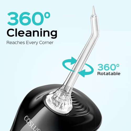 COSLUS Water Flosser Pick For Teeth Tip: 4-Pcs Periodontal Jet Tip Replacement Heads For Deep Clean Gum, Only Compatible with Water Flosser Pick C30 (FC5360)