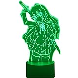 3DYYCX 3D Led Night Light Toradora Taiga Aisaka for Bedroom Decor Gift Colorful Nightlight Anime 3d...