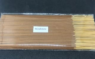 Benzoin Incense Sticks (100 sticks) - 100% Natural Incense Sticks - Christmas Incense Sticks - Traditional Indian Incense (No Damaged Sticks Hand Sorted Packet) - ISBEN