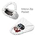 CYHTWSDJ fashionable for Women cute Hobo Tote handbag mini clutch with zipper (Blue)
