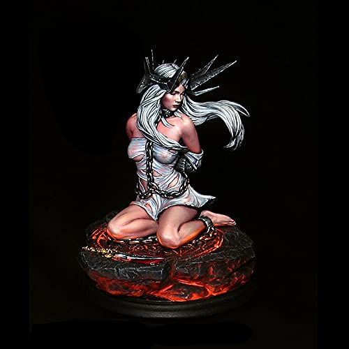 Figurine résine 1/24 kit de démontage miniature femme ancienne 70mm