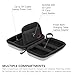 Ginsco Hard Shell Protection Case Electronic Accessories Organizer Pouch for MacBook Air/pro Adapter Chargers Cables Power Bank, for Sandisk Portable SSD Flash Disk SD Card,Compact Travel Tech Case