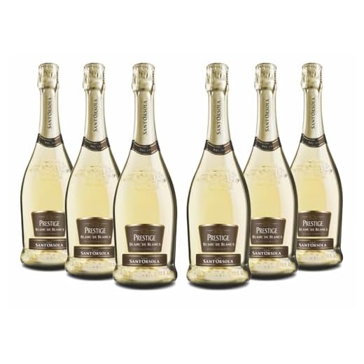 Sant'Orsola Spumante Cuvee Brut Prestige Schaumwein rockener 6 Flaschen (6 x 0.75 l)