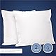 Dreamzie - Kissenbezug Wasserdichter 80 x 80 cm - 100% Baumwolle Stoff - Oeko TexÆ Zertifiziert - 2 St¸ck Kissenschoner mit Reiﬂverschluss - Atmungsaktiv, Hypoallergen, Anti-Milben, Antibakteriell
