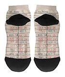 ThisWear Bookworm Gifts Library Card Socks Book Socks Reading Gifts for Librarians Nerdy Novelty Crew or Ankle Socks