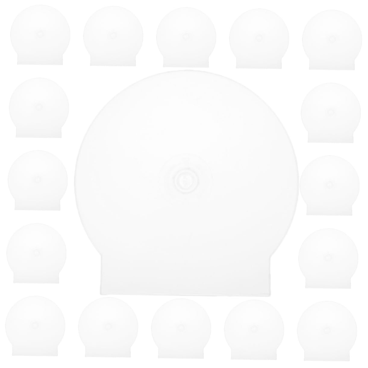 Ciieeo Custodia Per Cd Singolo e Custodie Per Dvd in Plastica Trasparente, Portatili e Resistenti, Set Da 50 Pezzi Per Viaggi, Casa e Auto Protezione Antigraffio