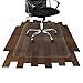 Office Marshal Tappeto Salvapavimento Trasparente - Protezione Parquet e Pavimenti Duri - Tappeto Protettivo Sottosedia 100% Pet in Varie Misure - 90x120 cm