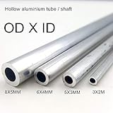 tubo de aluminio 6061 t6 mexico El diámetro exterior es de 6 mm * el diámetro interior es de 4 mm, y la longitud es de 10 cm y 20 cm.