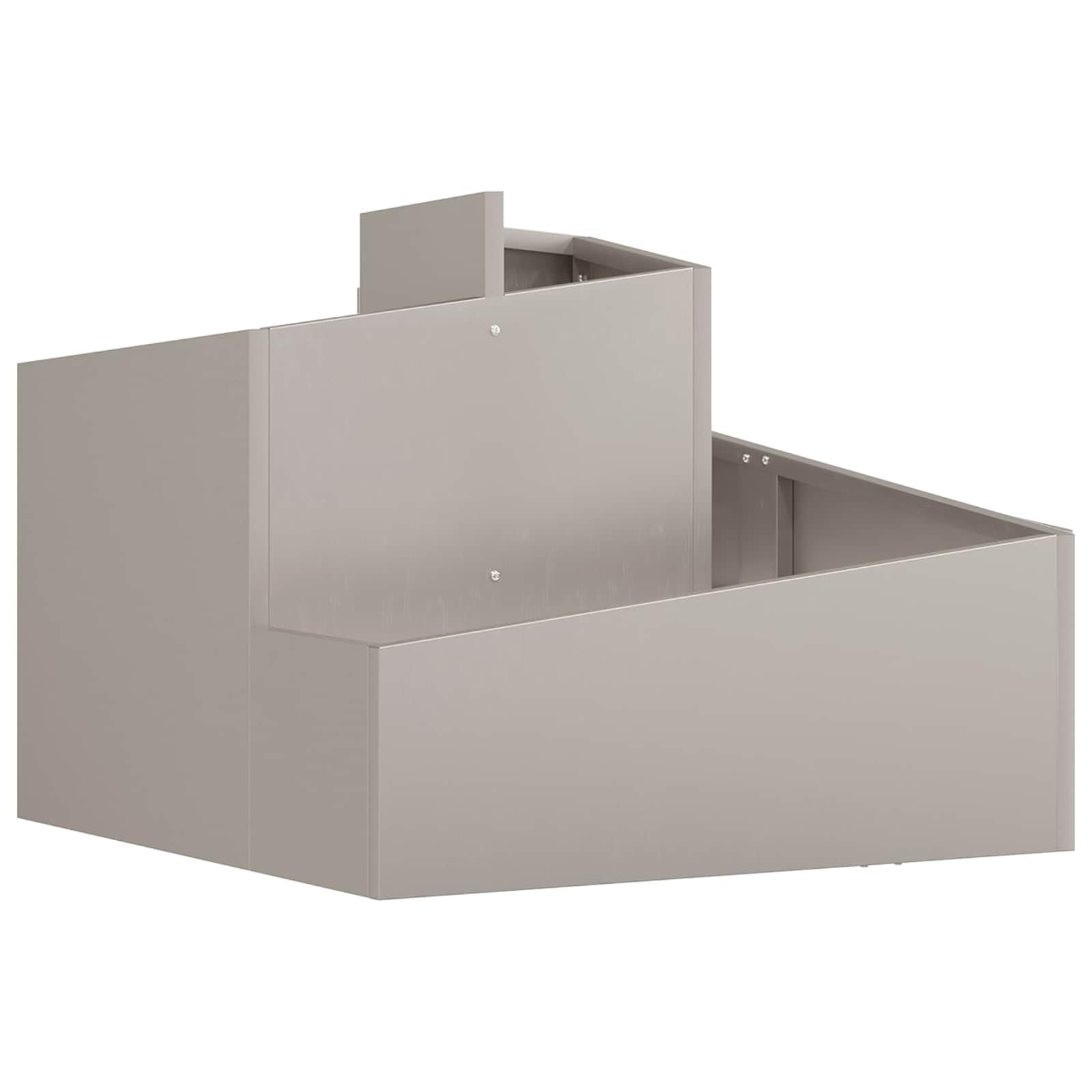 Garten-Pflanzgefäß Braun 60 x 60 x 50 cm - Quadratischer Pflanzkübel aus Wetterfeststahl für Garten Terrasse und Balkon - Moderner Blumentopf aus Metall für Außenbereich