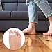 8pcs Silicone Toe Separators, Soft Toe Spacers Corrector with 2 Loops for Men & Women Straighten Overlapping Toes