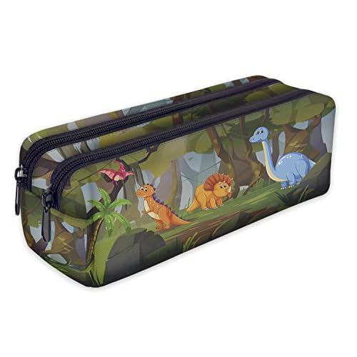 Ferocity Estuches plumier la Tuba Estuche Lapices de Gran Capacidad de Colores para Niñas y Niño Dinosaurios Lindo [107]