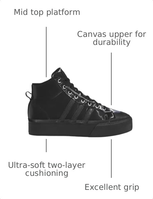 Image of adidas Women's Bravada 2.0 Mid Platform Shoes