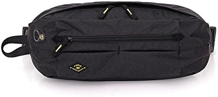 Sling Backpack, Miya Shoulder Crossbody Bag Fashion Cute Rucksack Anti-Theft Messenger Bag Waterproof Chest Bags with Earphone Hole for Hiking Multipurpose Daypacks for Men Women Teens - Black