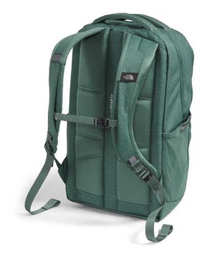 Image of The North Face Women's Jester Everyday Laptop Backpack - Commuter Travel Bag, Laptop Sleeve, Water-Repellent, Duck Green Dark Heather, One Size