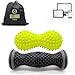 KALAHARI Set Rullo Massaggio Piedi e Pallina Doppia Riccio con eBook, sollievo Fascite Plantare, Recupero Muscolare, Riflessologia, migliora Circolazione e Mobilità - Spiky ball Trigger Point
