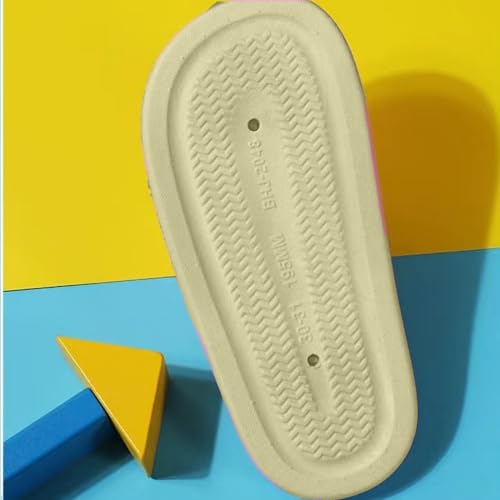 Bunny Bear Slippers Summer Soft Cute Cartoon Outside Wear Home Bathroom Flat Slippers4