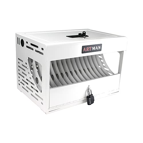 Holaki 16 Device Charging And Storage Cabinet For Ipads,Chromebooks And Laptop Computers,Charging Station Fits Up To 14-Inch Screen Size