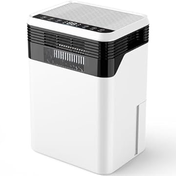 CONOPUPlus Deumidificatore, 3000ML Deumidificatore Casa, Tecnologia a 4 Semiconduttori, Modalità Sleep, Sbrinamento Automatico, Display Umidità in Tempo Reale, 24H Timer, 33dB