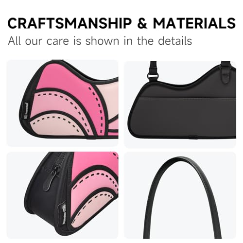 2D Cool Cartoon Tote Bag (Scallop) - Fun Pop Art Aesthetic, Cute Shoulder Bags for Women3