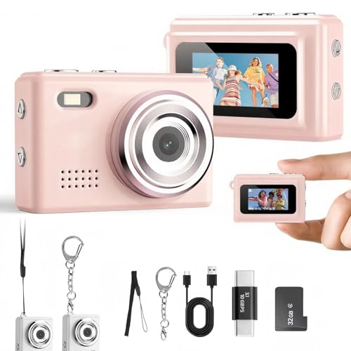 Caméra numérique 200 MP de poche et vidéo 1080p avec écran intégré pour vlogging