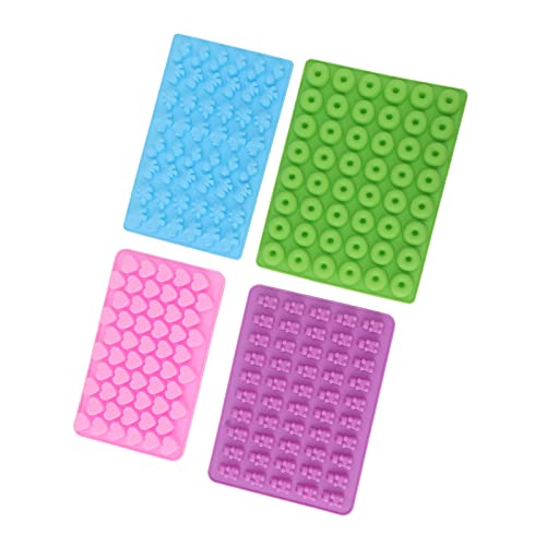 10 Pçs Mini Ursinho Molde de Silicone para Doces Conta-gotas Molde de Chocolate Molde de Doces de Si