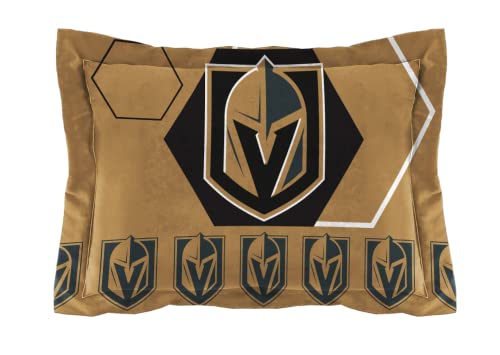 Northwest NHL Vegas Golden Knights Unisex-Adult Comforter and Sham Set, Full/Queen, Hexagon