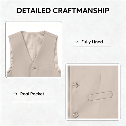 Image of Kids Vest for Boys Formal Suit Vests