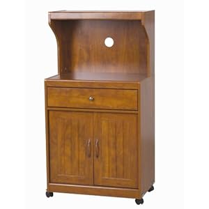 Home Source Industries Kevin Eiche Mikrowelle Warenkorb, Light Walnut