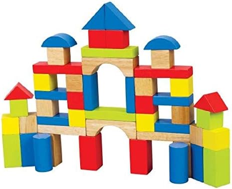 Hape Maple Wooden Block Set (50 Pieces)