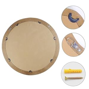 24" Round Wooden Wall Mirror,Rustic Circle Mirrors,Farmhouse Mirror with Beaded for Wall,Boho Decorative Mirror,Nature Vanity Accent Distressed Mirrors for Bathroom,Bedroom, Living Room,Entryway 24 Round Wooden Wall MirrorRustic Circle MirrorsFarmhouse Mirror with Beaded for WallBoho Decorative MirrorNature Vanity Accent Distressed Mirrors for BathroomBedroom Living RoomEntryway