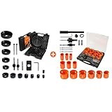 KENDO Hole Saw Set+KENDO Bi-Metal Hole Saw Kit