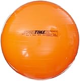 Sportime Economy Play and Exercise Ball, 21-1/2 Inches, Orange