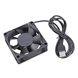 Le ventilateur de refroidissement USB 5V USB 50 mm haut performances fournit des flux d'air de 28cfm avec un faible bruit de 25DBA, pour optimiser la gestion thermique dans les configurations et la maintenance électronique