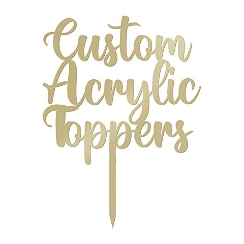 Acrylic Custom Cake Topper by 3 LITTLE DESSERTS Cover