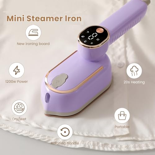 Petite machine à repasser design pour un soin textile premium